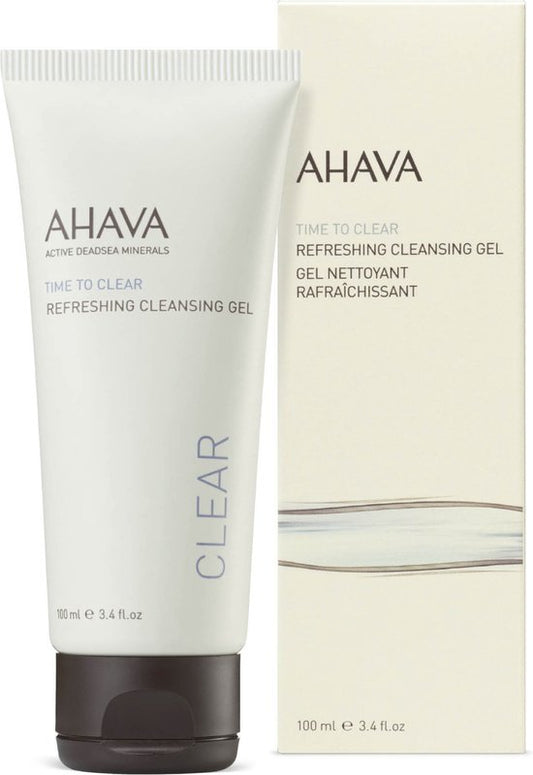 AHAVA Verfrissende Reinigingsgel - Diepe Reiniging & Hydratatie | Gezichtsreiniger & Make-up Remover | Verwijdert Vuil | Hydraterende Gezichtscrème voor dames | Moisturizer voor een droge huid & gezicht - 100ml