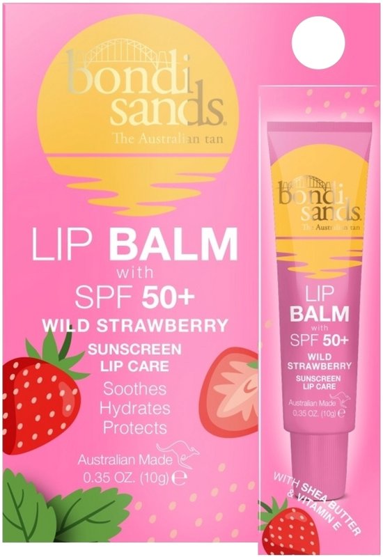 Bondi Sands - SPF 50+ Sunscreen Lip Balm Wild Strawberry