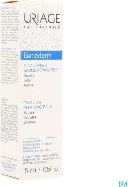 Uriage Bariéderm Herstellende Lippenbalsem - 15 ml