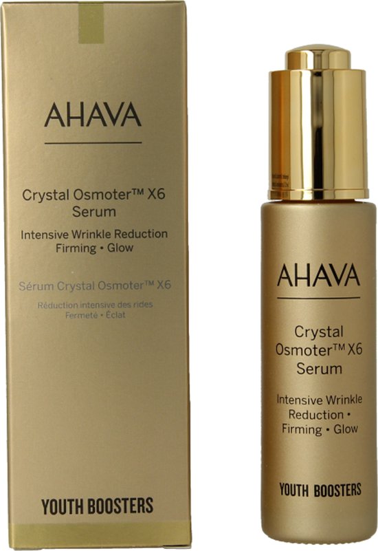 AHAVA Gezichtsserum met kristallen uit de Dode Zee – Vermindert donkere kringen en fijne lijntjes – Verbetert de stevigheid en elasticiteit van de huid – Geeft een jeugdige gloed – VEGAN – Alcohol- en parabenenvrij – 30ml