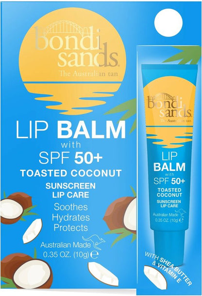 Bondi Sands Sunscreen Lip Balm SPF 50+ Toasted Coconut 10 g - hydrateert en verzacht droge lippen