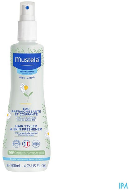 Mustela Baby Verfrissend Water Normale Huid - 200 ml