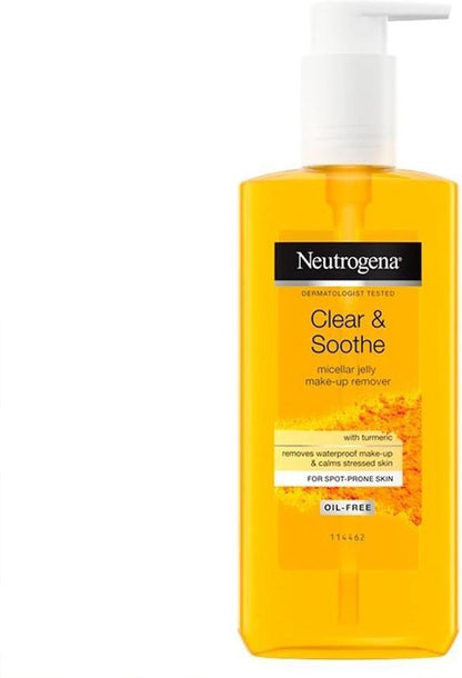 Neutrogena Clear & Soothe Micellar Jelly Make-up Remover - 200 ml