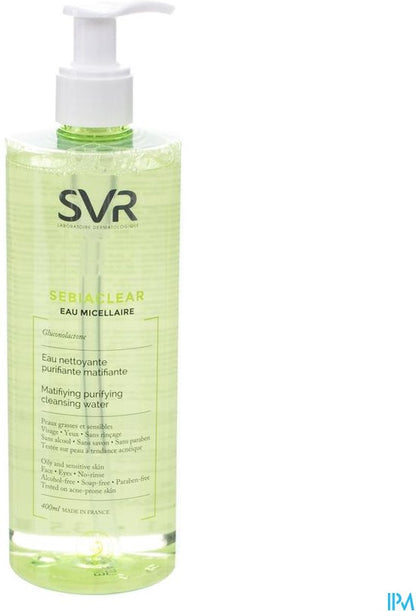 Micellair Water SVR Sebiaclear SVR Laboratoire Dermatologique (400 ml)