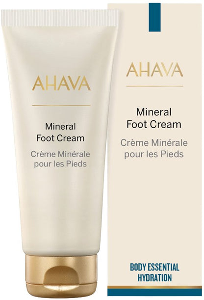 AHAVA Mineraal Voetcrème - Hydrateert & Voedt Droge Voeten - 100ml