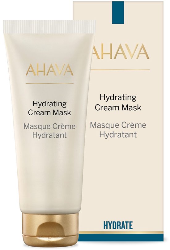 AHAVA Hydraterende crememasker | Kalmeert de huid | Tegen uitdroging, VEGAN (Alcohol- en parabenenvrij, Eenmalig gebruik, 8ml)