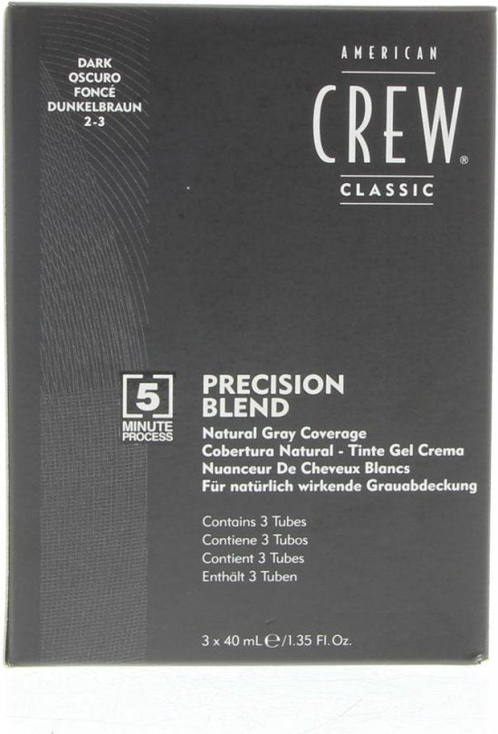 American Crew - PRECISION BLEND LOTE 2-3 dark 3 pz