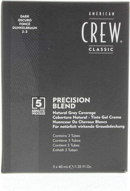 American Crew - PRECISION BLEND LOTE 2-3 dark 3 pz