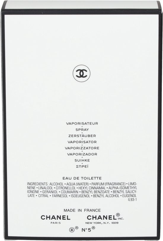 Chanel N°5 L'Eau - No5 L'eau - 50 ml - eau de toilette spray - damesparfum