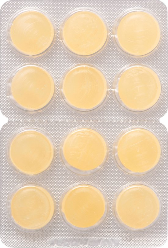 Dampo Keelpastilles - Verzachten de keel dankzij kamille extract - Vitamine C - Lekkere zachte honingsmaak - 24 pastilles