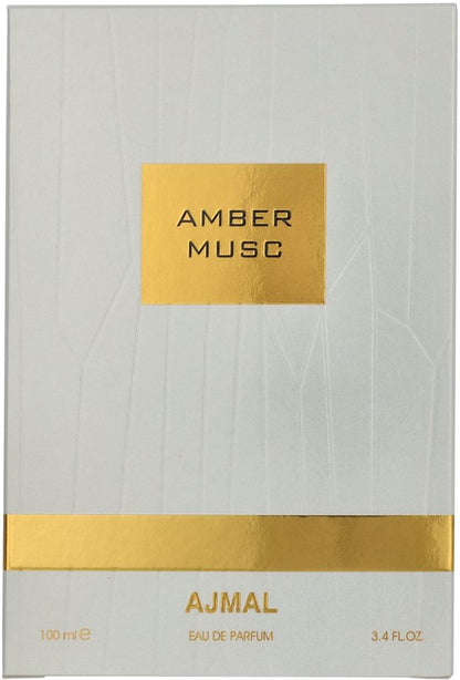 Ajmal Amber Musc parfum - Houtachtige unisex eau de parfum met rozennoten - 100 ml