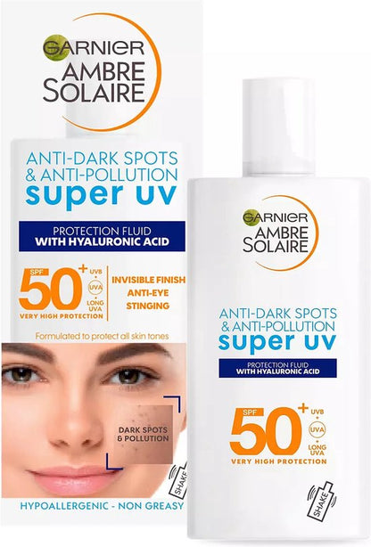 Ambre Solaire Super UV Protection Fluid SPF50+