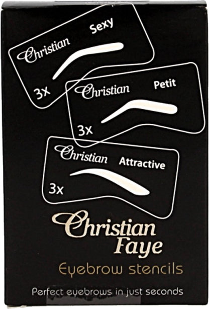 Christian Faye Eyebrow stencil set SPA 1 Set