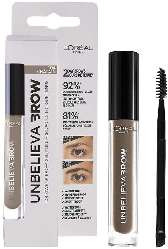 L’Oréal Paris - Unbelieva Brow - 6.32 Auburn - Bruin - Langhoudende Waterproof Wenkbrauwgel - 3.4 ml