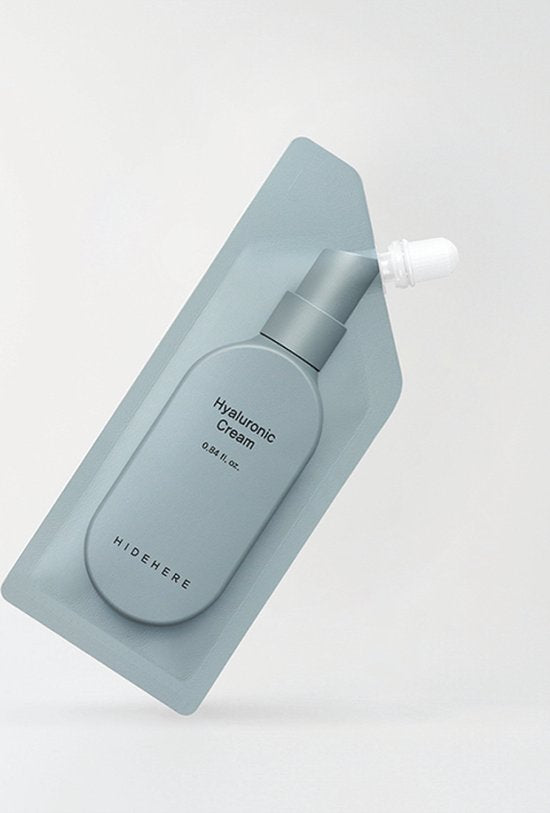 HIDEHERE – Hyaluronzuur Gezichtscrème 25ml – Koreaanse Skincare met Anti-Rimpel & Verhelderend Effect – Diepe Hydratatie