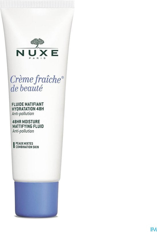 Nuxe Crème Fraîche de Beauté Fluide Matifiant Hydratation 48HR Gezichtsfluid 50 ml