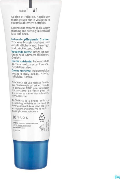 Bioderma - Atoderm Nutritive High Nutrition Cream Nourishing soothing cream for dry skin on the face - 40ml