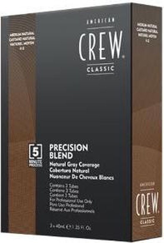 American Crew - PRECISION BLEND LOTE 4-5 medium natural 3 pz