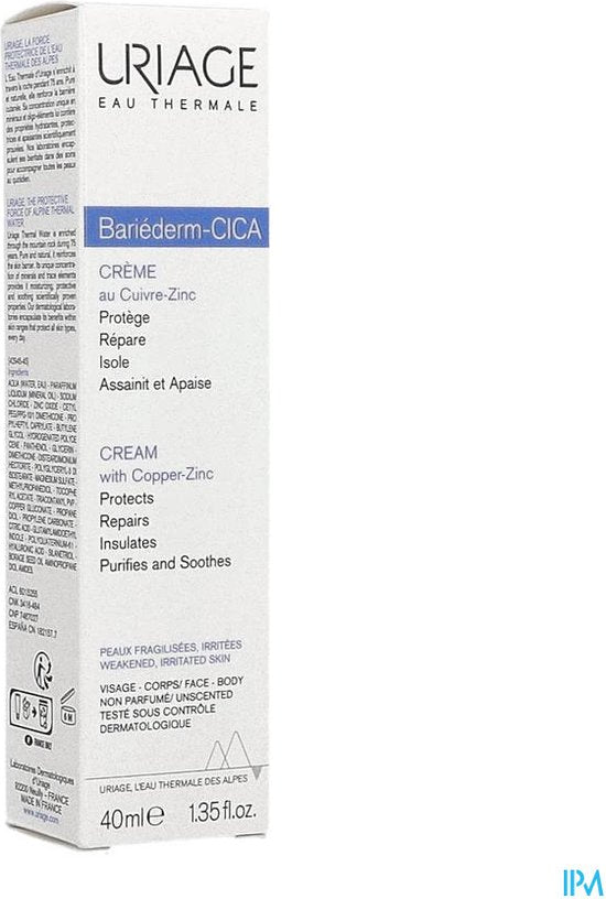 Gezichtscrème New Uriage Bariéderm (40 ml)
