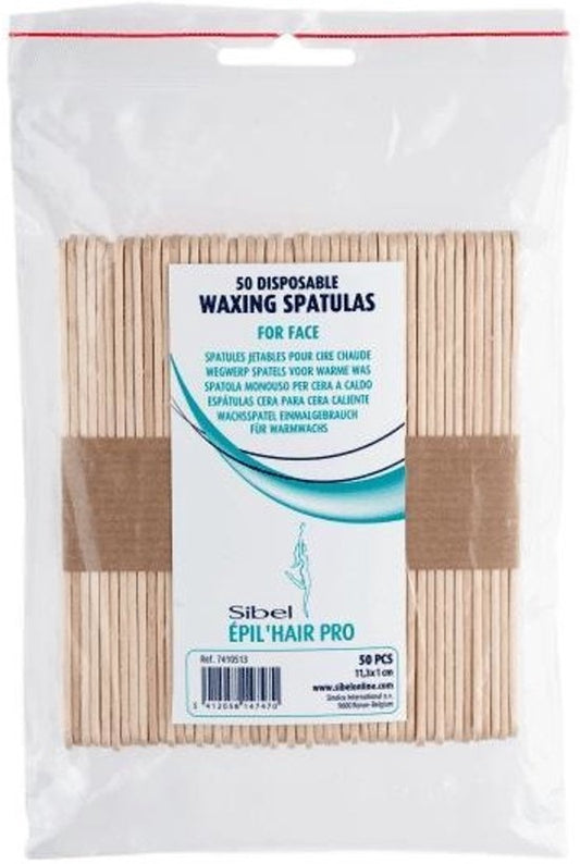 Sibel Epil'Hair Pro Wegwerpspatels 50st 113x10x2mm