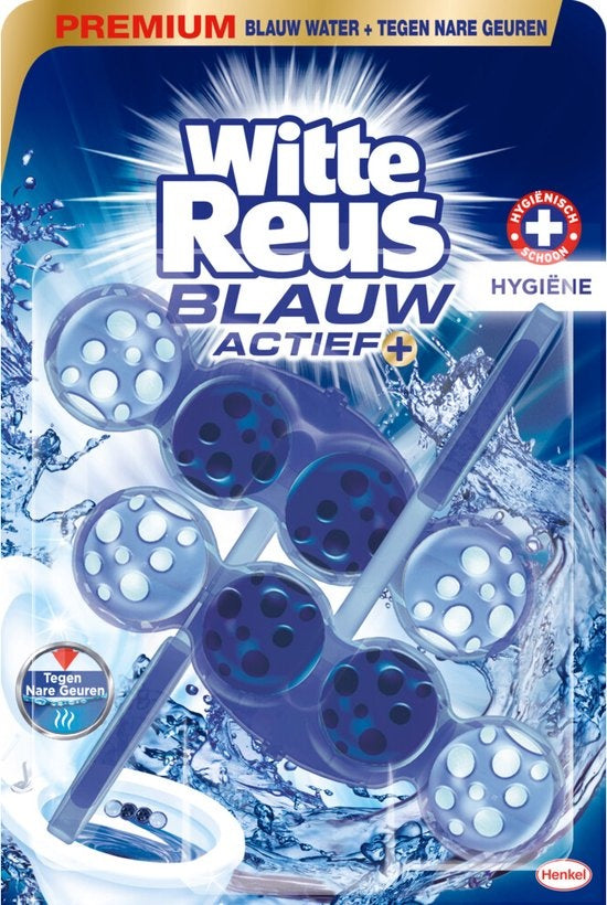 Witte Reus Toiletblok WC Blauw Actief - Hygiene - Duopack