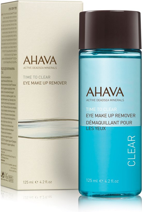 AHAVA Oogmake-up Remover - Effectief & Zacht | Verwijdert Waterproof Make-up | Veilig voor Gevoelige Huid & Lensdragers | Gezichtsreiniger - 125ml