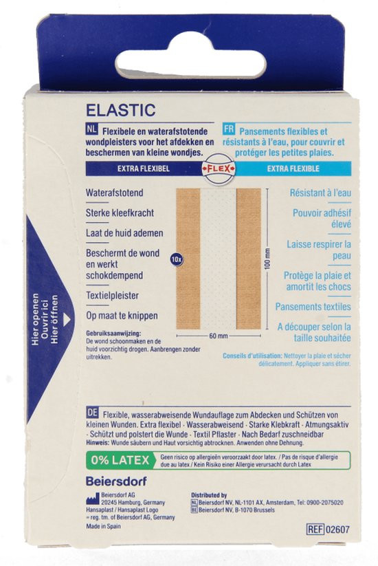 Hansaplast Elastic Pleisters - 1m x 6 cm