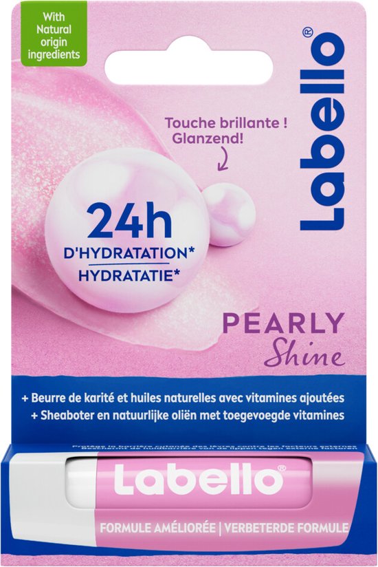 Labello Lippenbalsem Blister Pearly Shine -