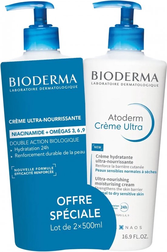 Atoderm Ultra-nourishing Moisturising Cream Duopack
