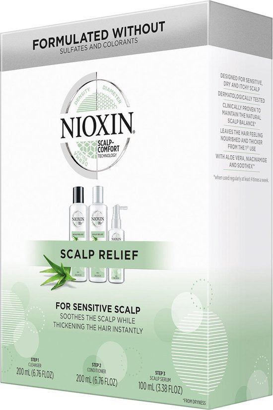 Nioxin Scalp Relief Kit 200 + 200 + 100 ml