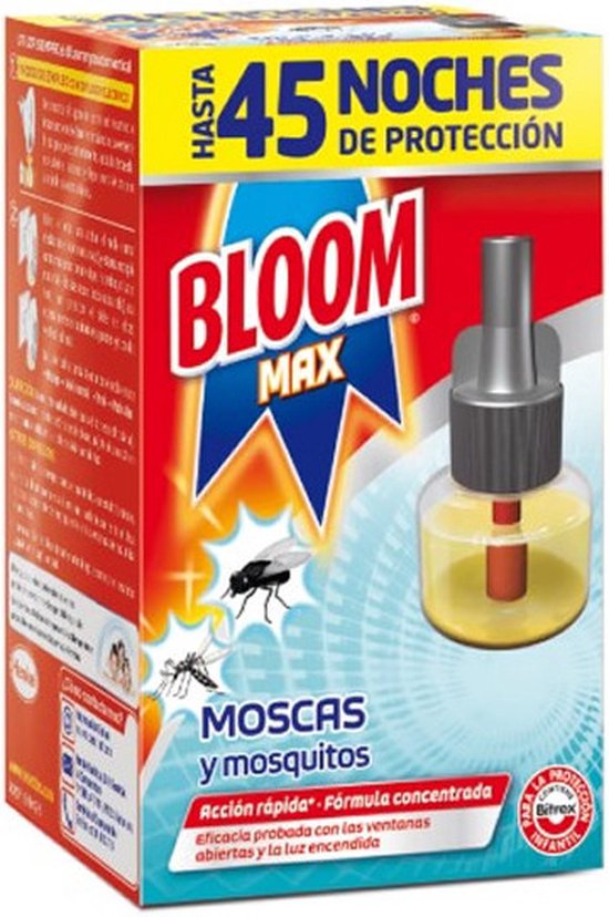 Bloom Bloom Max Flies & Amp; Mosquitoes Rec.liquid Electric 45 Nights 18 Ml