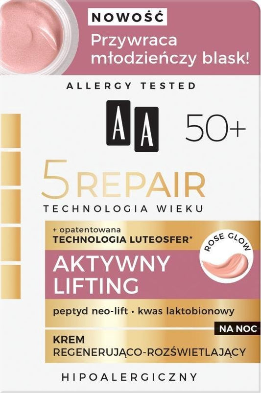 Age Technology 5Repair 50+ Actieve liftende nachtcrème 50ml
