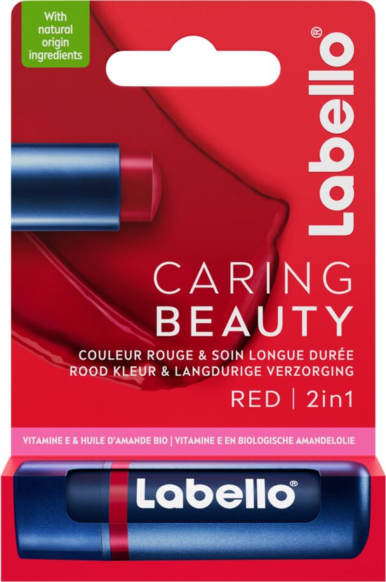 Labello Lippenbalsem Caring Beauty Red - 5.5 ml