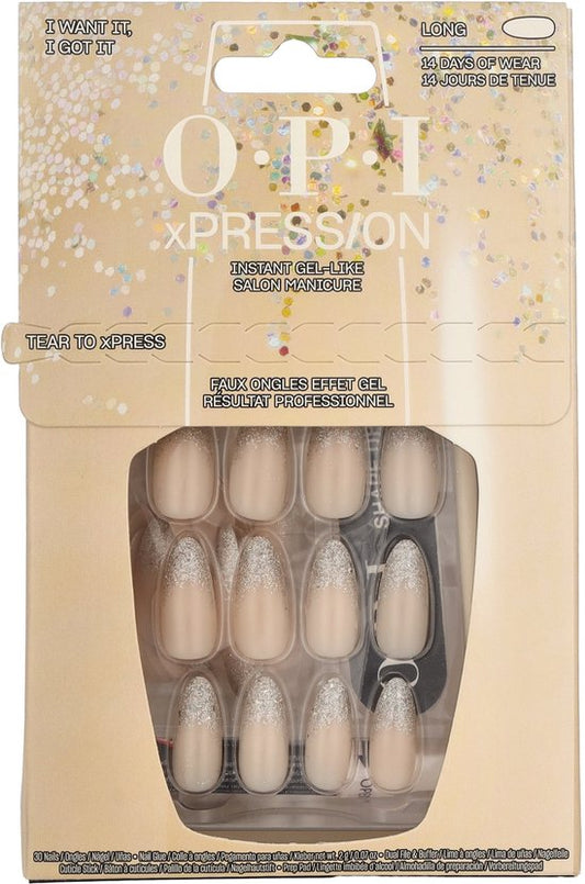 OPI Xpress/On Nail Art 30 stuk - I Want It, I got It