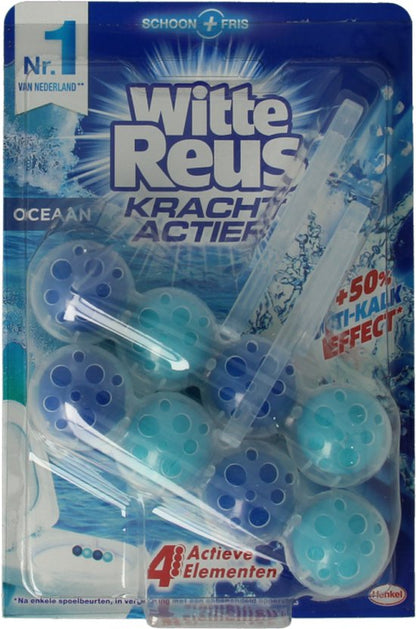 Witte Reus Toiletblok WC Kracht Actief - Oceaan Boost - Duopack