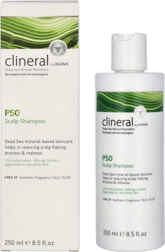 AHAVA Clineral PSO Shampoo | Verlicht Psoriasis Symptomen op de Hoofdhuid | Kalmeert en Reinigt | Speciaal voor Gevoelige Huid | Psoriasis Shampoo | 2