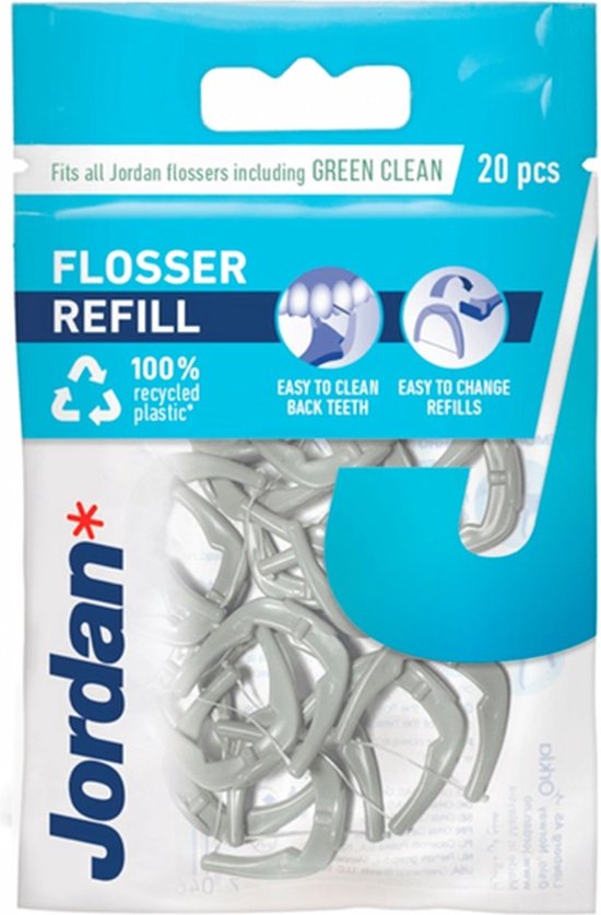 Jordan Easy Clean Flosser reserve flosser draadjes - 20st.