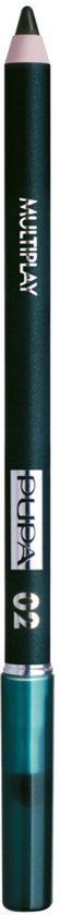 Pupa Milano Multiplay Oogpotlood - 02 Electric Green