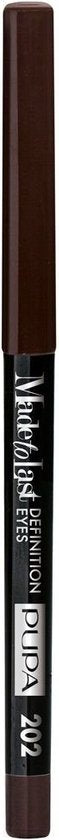 Pupa Milano Made To Last Definition Eyes Oogpotlood - 202 Dark Cacoa