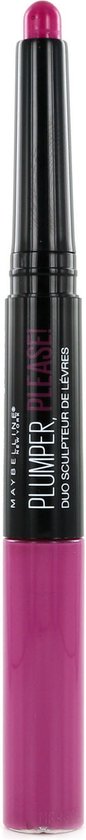Maybelline Plumper, Please! Shaping Lip Duo - 230 Exclusive - Lip Filler - Lip Vergroter - Volle Lippen - Paars - 4 ml