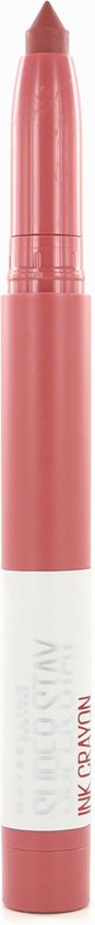 Maybelline SuperStay Ink Crayon Matte Lippenstift | 15 Lead the Way | Nude, 14 gr