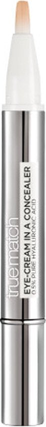 L’Oréal Paris True Match Eye-Cream In a Concealer Verrijkt met Hyaluronzuur - N3-5 Natural Beige