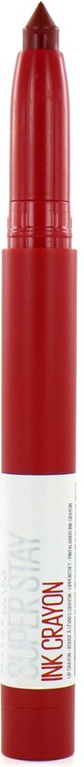 Maybelline SuperStay Ink Crayon Matte Lippenstift | 50 Own Your Empire | Rood, 14 gr