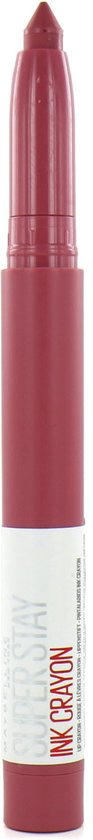 Maybelline SuperStay Ink Crayon Matte Lippenstift | 25 Stay Exceptional | Paars, 14 gr