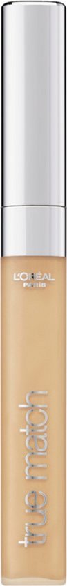 L’Oréal Paris True Match Concealer - 3W Golden Beige - Concealer met Warme Ondertoon en een Natuurlijk Uitziende Dekking - 6,8 ml